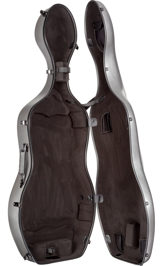 CC4500-1-S CASE VC 4/4 Cello SILVER SCRATCH-RES