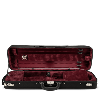 CA1904 Advanced Oblong 4/4 Violin Case w/ Red or Blue interior & Hygrometer