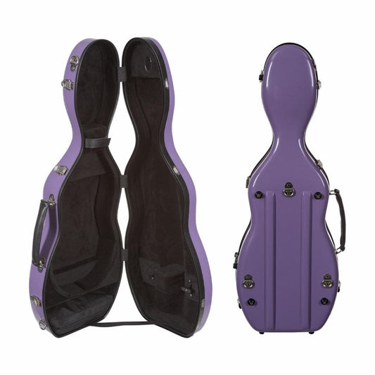 B1062FBLS-1-PUBK FIBER CELLO-SHAPED VN PURPLE W