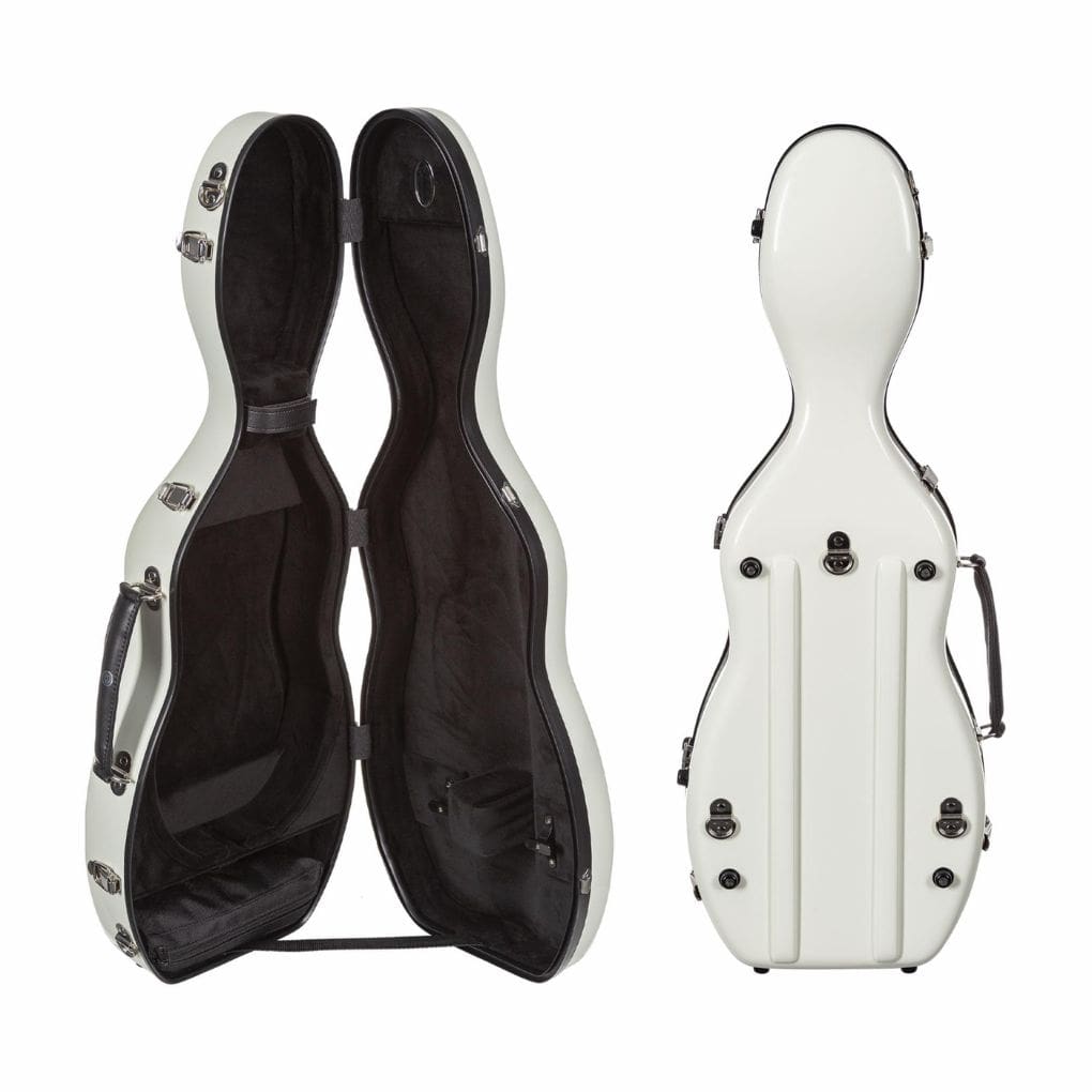 B1062FBLS-1-IVBK FIBER CELLO-SHAPED VN IVORY WI