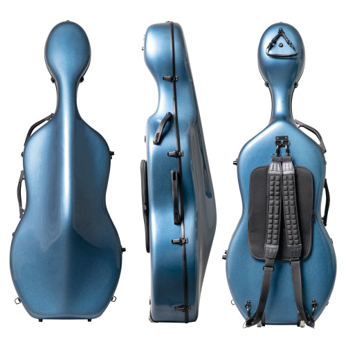 CC-16WB – Premium Carbon Fiber 4/4 Cello Case