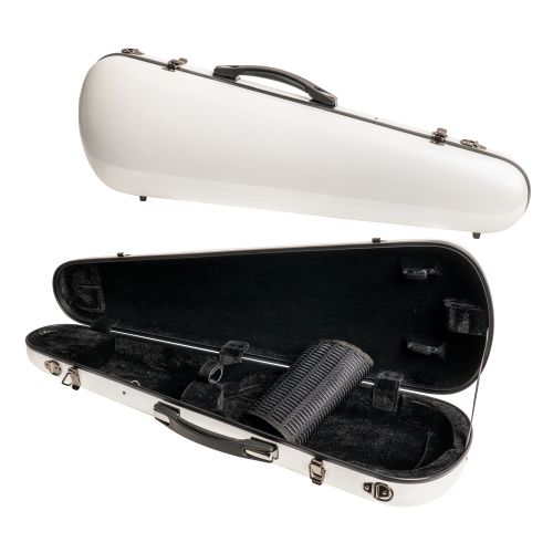 MI&VI Violin Case – Model CN-280 – Fiber Glass Shaped Violin Travel Gig Case