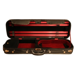 CA1802 4/4 Violin Case w/ Red Interior